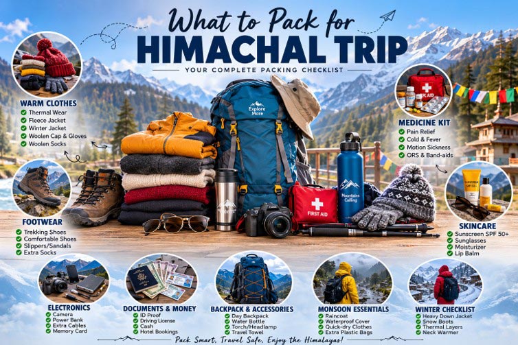 Ultimate Packing Checklist for High-Altitude Trips in Himachal Pradesh (2026 Guide)