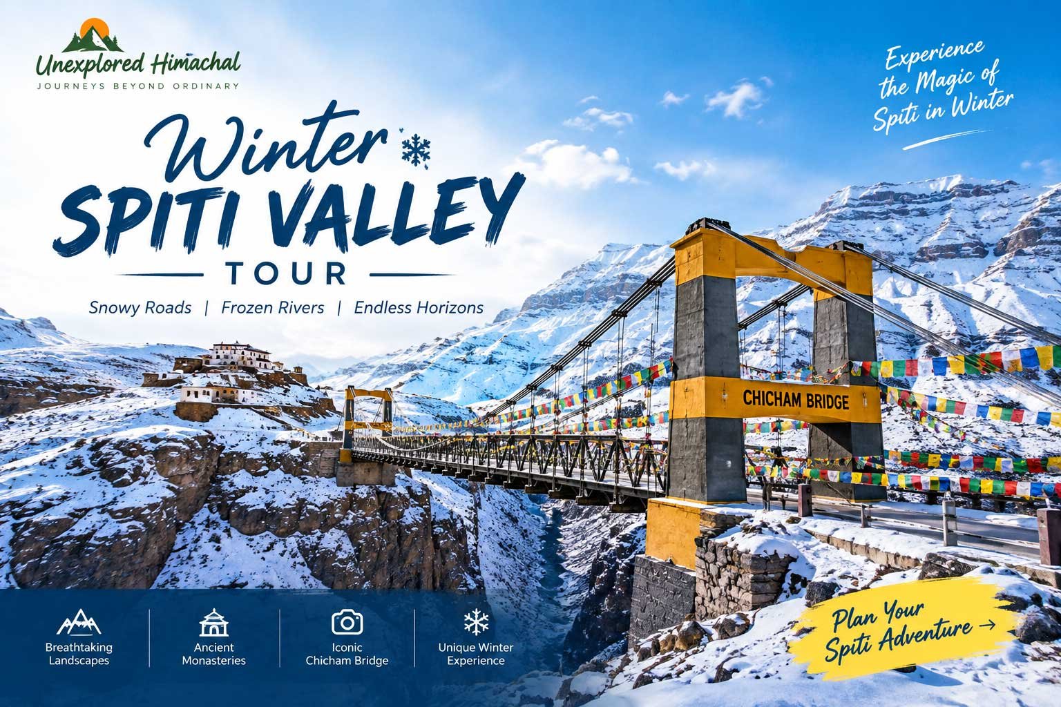 Winter Spiti Valley Tour
